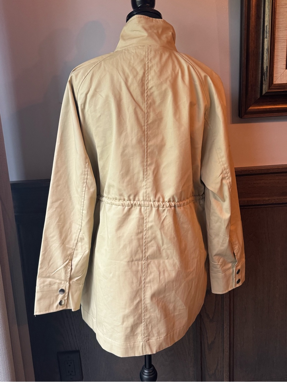 a new day tan  Cinch-Waist Utility Jacket Medium NWOT - Picture 5 of 8
